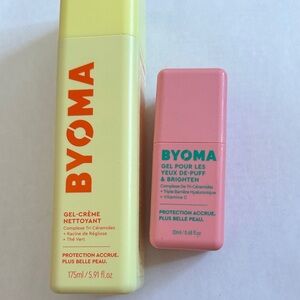 BYOMA Skincare Makeup Remover Set - Yellow and Pink